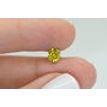 Cushion Shape Diamond Fancy Yellow Loose Enhanced 1.04 Carat SI2 IGI Certificate