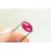 Oval Cut Ruby Gemstone Red Color Lab Created Loose 9.39 Carat