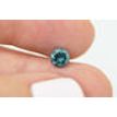 Loose Fancy Blue Color Round Cut Diamond 0.75 Carat SI3 Certified Enhanced 5.63X5.65MM
