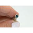 Loose Fancy Blue Color Round Cut Diamond 0.75 Carat SI3 Certified Enhanced 5.63X5.65MM