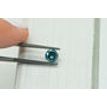 Loose Fancy Blue Color Round Cut Diamond 0.75 Carat SI3 Certified Enhanced 5.63X5.65MM