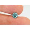 1 Carat Diamond Loose Round Shape Fancy Turquoise SI2
