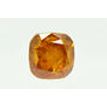 Cushion Cut Diamond Fancy Orange Color 1.33 Carat I1