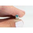 Round Cut Fancy Blue Diamond 0.45 Carat VS2 5.01X4.87 MM