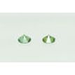 Round Cut Diamond Pair Fancy Green Color VS2 0.40 TCW
