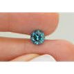 Round Cut Diamond Fancy Blue Color SI2 Enhanced Loose Polished 7.09mm 1.52 Carat