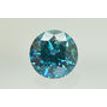 Round Cut Diamond Fancy Blue Color SI2 Enhanced Loose Polished 7.09mm 1.52 Carat