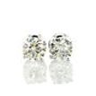 Diamond Stud Earrings Round Shape Real G/H SI1/SI2 14K White Gold 1.17 TCW