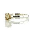Diamond Solitaire Engagement Ring Round Fancy Brown 14K White Gold 1.00 Carat