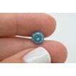 Loose Blue Diamond Round Shape 1.97 Carat Fancy Color I1 Earth Mined Enhanced