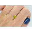 Oval Diamond Fancy Yellow Color 1.20 Carat SI2 IGI Certified