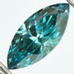 Marquise Cut Diamond Fancy Blue 0.46 Carat VS2