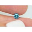 Blue Color Round Diamond 0.42 Carat SI1