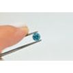 Blue Color Round Diamond 0.42 Carat SI1