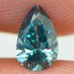 Pear Shape Diamond Fancy Blue 0.40 Carat VVS2