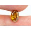 Orange Oval Diamond 1.23 Carat I1