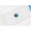 Round Cut Diamond Fancy Blue 0.31 Carat I1 IGI Certificate
