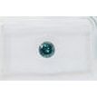 0.31 Carat Round Cut Diamond Fancy Blue Color SI1 IGI Certificate