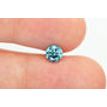 Loose Fancy Blue Round Diamond 0.75 Carat SI1