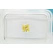 Cushion Cut Diamond Fancy Yellow Color 0.50 Carat VS2 IGI Certificate