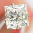 Loose Princess Diamond 1.01 Carat G SI1 Certified 5.23 MM