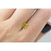 1 Carat Yellow Princess Diamond SI2 5.19X4.92 MM