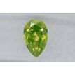 Pear Shape Diamond Fancy Green Color 1 Carat SI1 IGI Certificate