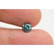 Loose Round Shape Diamond Fancy Blue Color Real 0.75 Carat SI3 Natural Enhanced