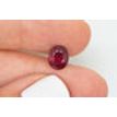Red Oval Ruby Gemstone 2.59 Carat 
