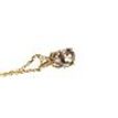 1 Carat Brown Oval Diamond Solitaire Pendant 14K Yellow Gold IGI