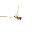 1 Carat Brown Oval Diamond Solitaire Pendant 14K Yellow Gold IGI