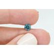 Fancy Blue Diamond Loose Round Shape SI2 Natural Enhanced Polished 0.70 Carat