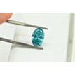 Oval Diamond Fancy Blue Color 1.57 Carat SI1