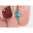 Oval Diamond Fancy Blue Color 1.57 Carat SI1