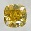 Cushion Shape Diamond Fancy Brown Yellow Loose 0.50 Carat VS1 IGI Certificate