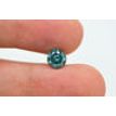 Loose Blue Diamond Round Cut Fancy Color SI1 Real Enhanced 1.51 Carat For Ring