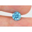 Loose Blue Diamond Fancy Color Round Shaped SI2 Certified Enhanced 1.42 Carat