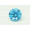 Loose Blue Diamond Fancy Color Round Shaped SI2 Certified Enhanced 1.42 Carat