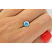 Loose Blue Diamond Fancy Color Round Shaped SI2 Certified Enhanced 1.42 Carat