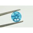Loose Blue Diamond Fancy Color Round Shaped SI2 Certified Enhanced 1.42 Carat