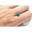 Loose Round Cut Diamond Real 1.50 Carat Fancy Blue Color Enhanced SI2 Certified