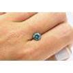 Loose Round Shape Diamond 1.34 Carat Fancy Blue SI2 Natural Enhanced For Ring