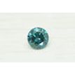Loose Round Shape Diamond Real Fancy Blue Color 1.39 Carat SI2 Enhanced For Ring