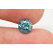 Loose Round Shape Diamond Real Fancy Blue Color 1.39 Carat SI2 Enhanced For Ring