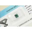 Cushion Diamond Fancy Green Blue Color 1.42 Carat SI1 IGI Certified