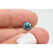 Loose Round Cut Diamond 1.42 Carat Fancy Blue Color Enhanced I1 For Engagement