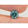 Round Shape Diamond Fancy Blue Certified 1.51 Carat VVS2