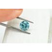 Round Cut Diamond Fancy Blue 1.51 Carat SI2 