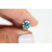 Round Cut Diamond Fancy Blue 1.51 Carat SI2 