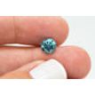 Loose Round Cut Diamond 1.42 Carat Fancy Blue Color Enhanced I1 For Engagement